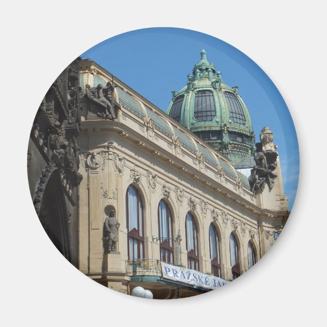 Íman Imagem personalizada Praga/Praha (Frente)