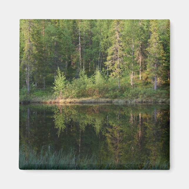 Íman Imagem personalizada Reflexões da Natureza (Frente)