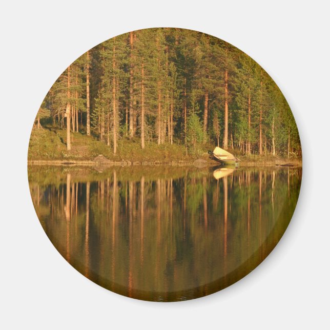 Íman Imagem personalizada Reflexões da Natureza (Frente)