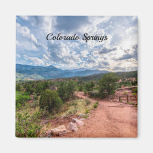 Íman Imagem Pikes do Colorado Pico Evening Hike Square