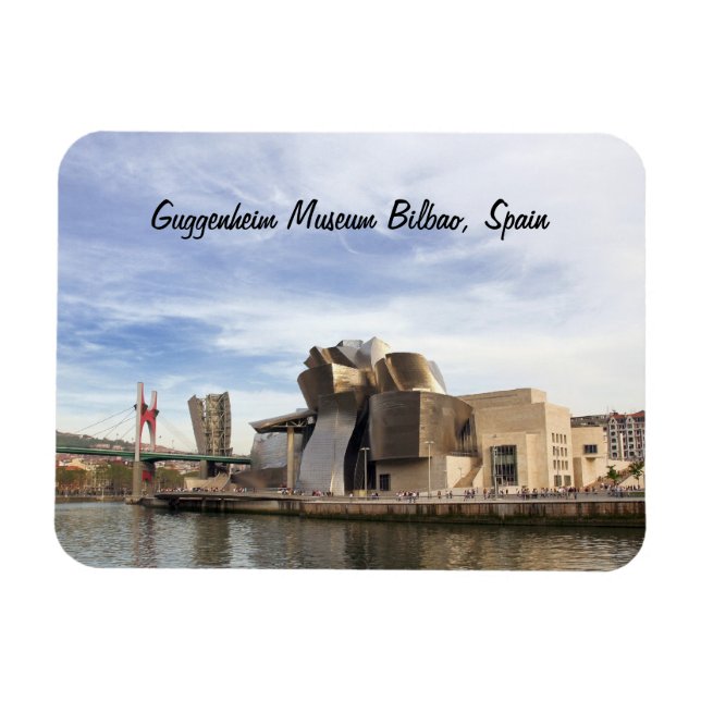 Íman Imagem Premium do Museu Guggenheim (Horizontal)