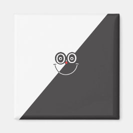 Íman Imagem Preta e Branca