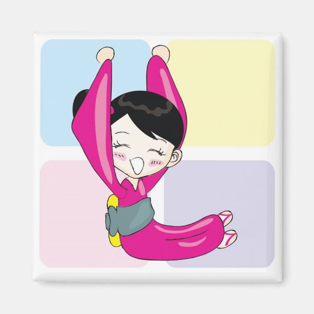Íman Imagem Quadrada Aya-chan L (Frente)