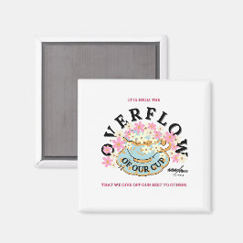 Íman Imagem quadrada de SOBREFLUXO Desenhada por Adiela