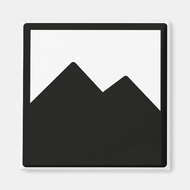 Íman Imagem Quadrada do Produto Comercial (Frente)