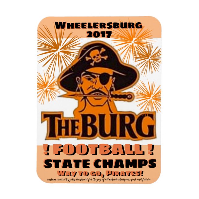 Íman Imagem refrigeradora para vencedores do futebol - (Vertical)