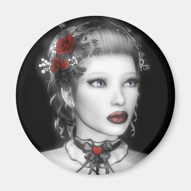 Íman Imagem Retrato BW (Frente)