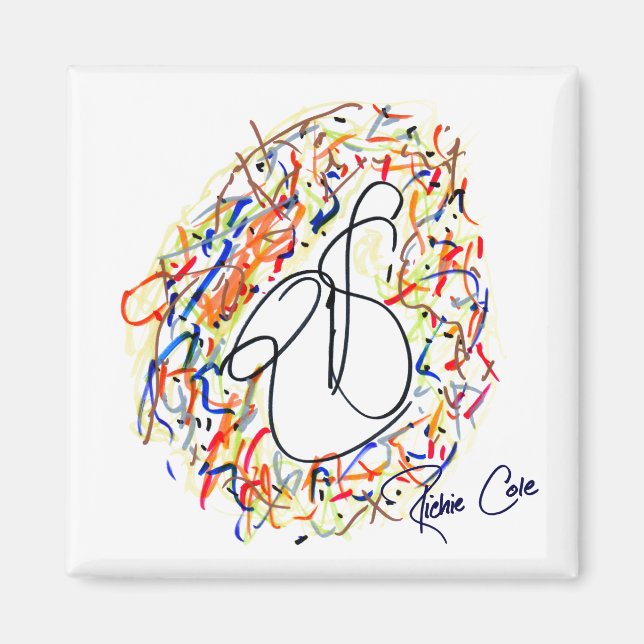 Íman Imagem Sax Art de Richie Cole (Frente)