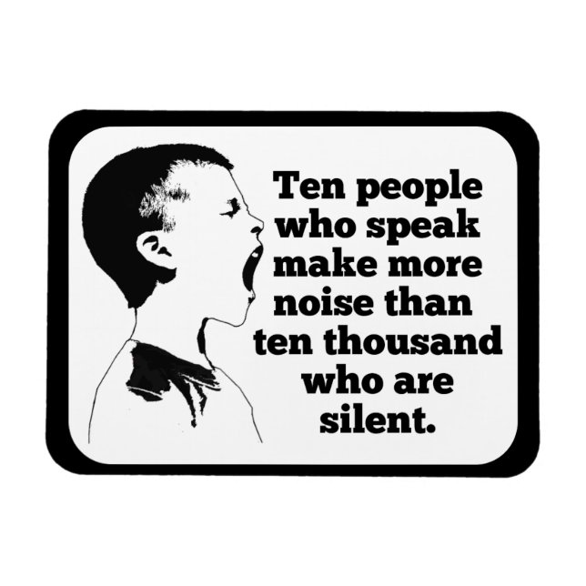 Íman Imagem "Shout" (Horizontal)