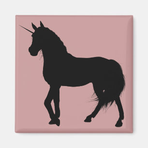 Íman Imagem Silhouette Unicorn