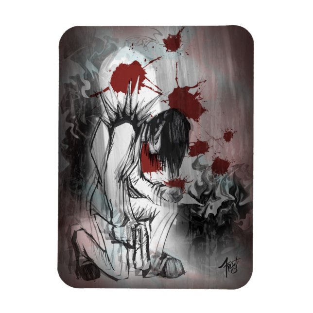 Íman Imagem Sketchy (Vertical)