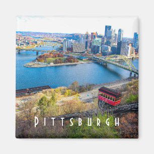 Íman Imagem Skyline Pittsburgh