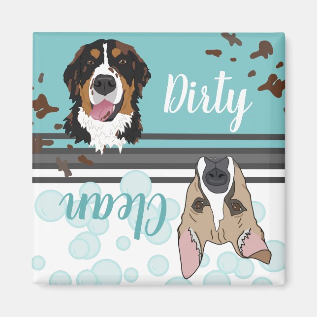 Íman Imagem suja/limpa (Frente)