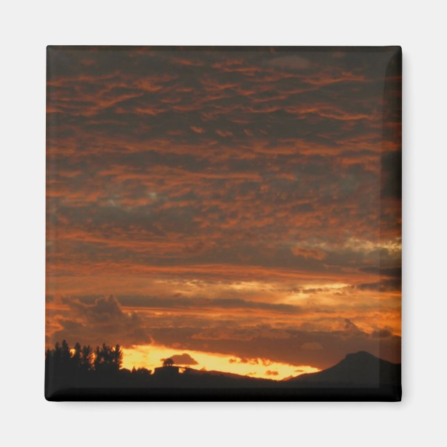 Íman Imagem Sunset no Alto Deserto #1 (Frente)