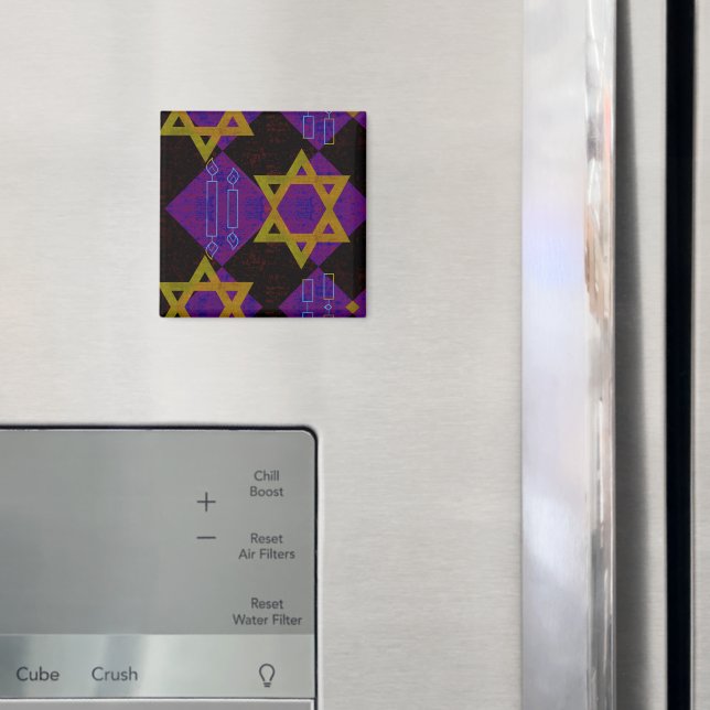 Íman Imagem temática de Hanukkah da SlipperyJoe's amare (In Situ (Fridge))