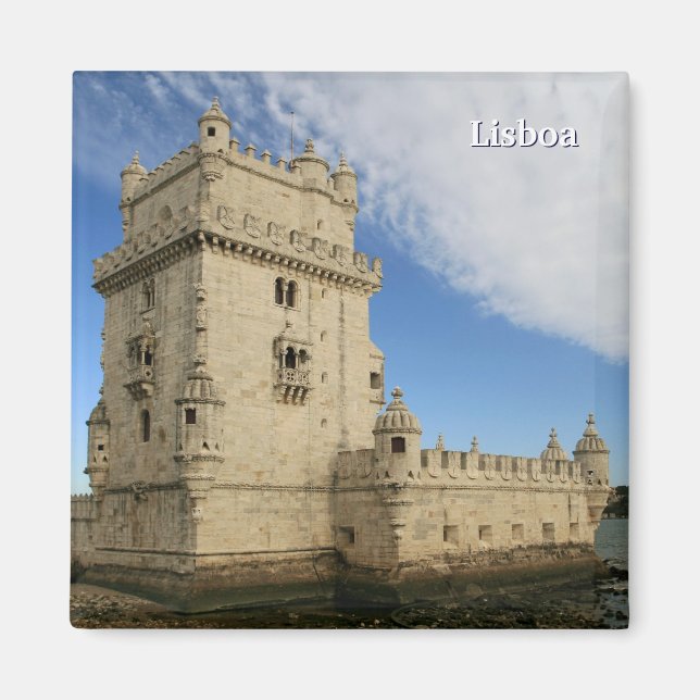 Íman Imagem "Torre de Belem, Lisboa" (Frente)