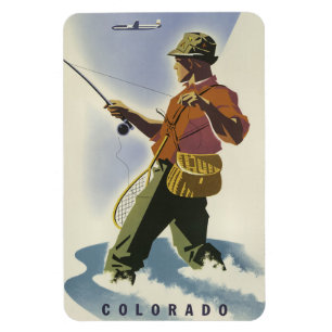 Íman Imagem Viagens vintage do Colorado USA