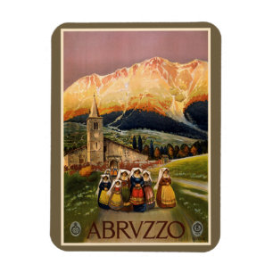 Íman Imagem Vintage Abrvzzo Itália