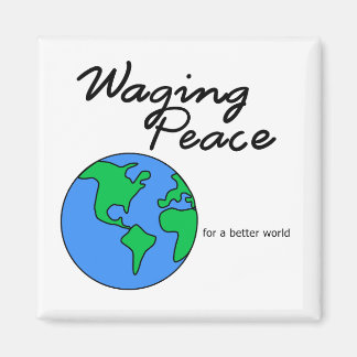 Íman Imagem Waging Peace Earth