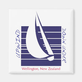 Íman Imagem Wellington Boat Blue Square_UpDown