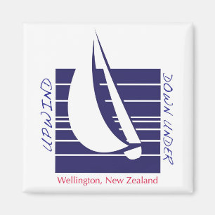 Íman Imagem Wellington Boat Blue Square_UpDown