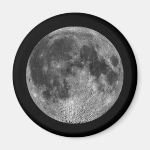 Íman Imagens lunares da Lua cheia do espaço