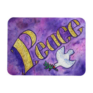 Íman Imagens Personalizadas de Arte de Paz Inspiradora