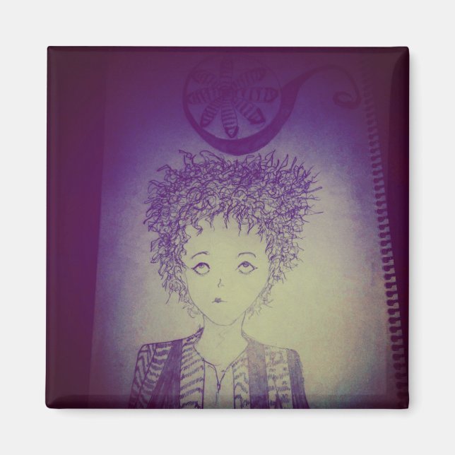 Íman Imaginação infantil (Frente)