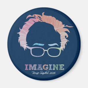 Íman Imagine as máquinas de lixar 2016 de Bernie -