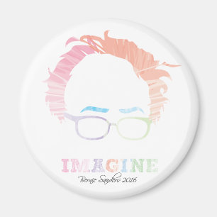 Íman Imagine Bernie Sanders 2016 - aquarelas