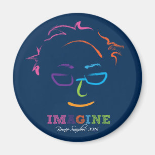 Íman Imagine Bernie Sanders 2016 - pinceladas