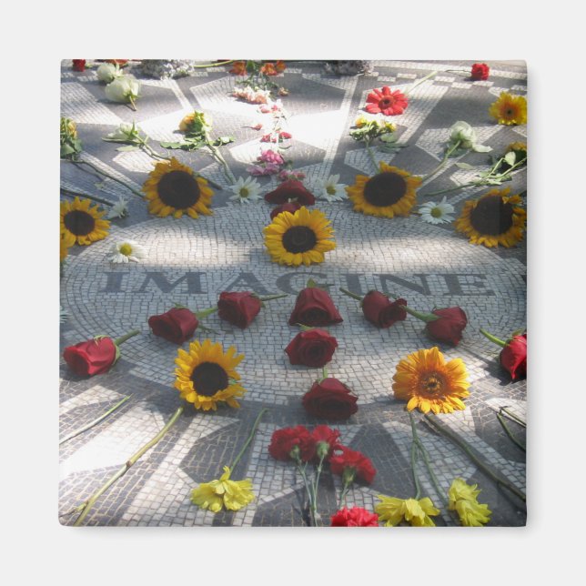 Íman IMAGINE Mosaico, Campos de Morango, NY - (Frente)