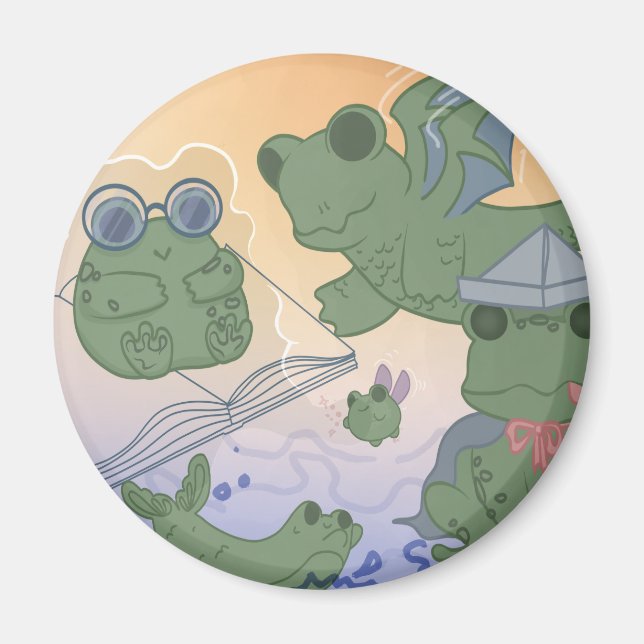 Íman Imaginem Sapo (Frente)