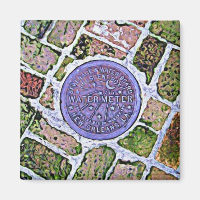 Íman Ímago do medidor de água (Frente)