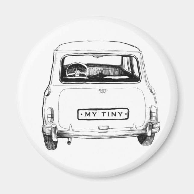 Íman Imán Coche inglés clásico (Frente)