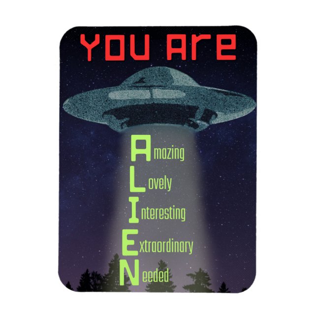 Íman Íman de OVNI (Vertical)