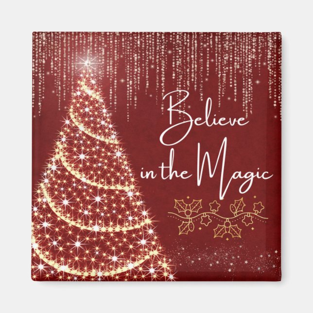 Íman Imán de Refrigerador 'Believe in the Magic' (Frente)