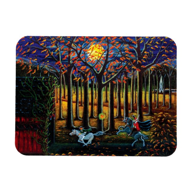 Íman Íman Halloween "Cavaleiro sem Cabeça" (Horizontal)