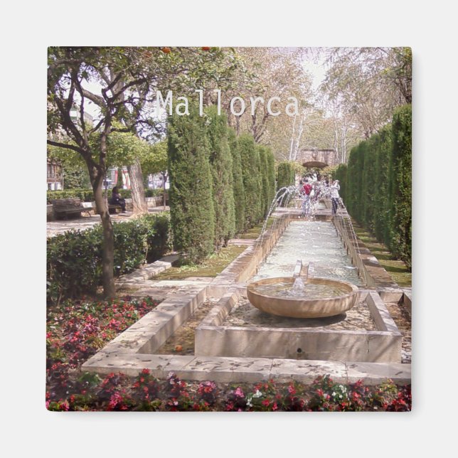 Íman imán Hort del Rei en Palma de Mallorca (Frente)