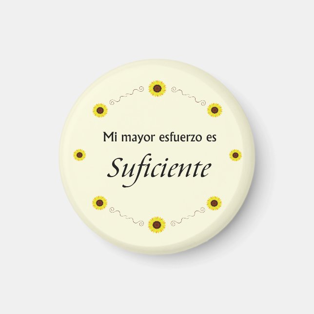 Íman Imán para refrigerador con girasoles (Frente)