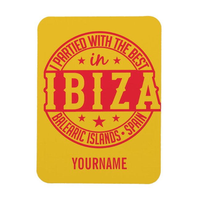 Íman Íman personalizado de Espanha IBIZA (Vertical)