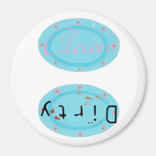 Íman Ímanes da lava para-louças limpas sujas - placas a