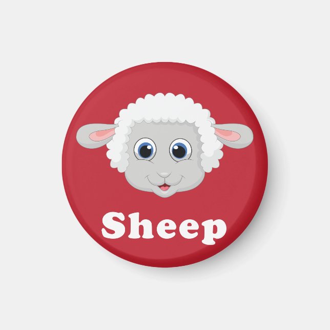 Íman Ímanes de geladeira de ovelha cozinha doméstica (Frente)