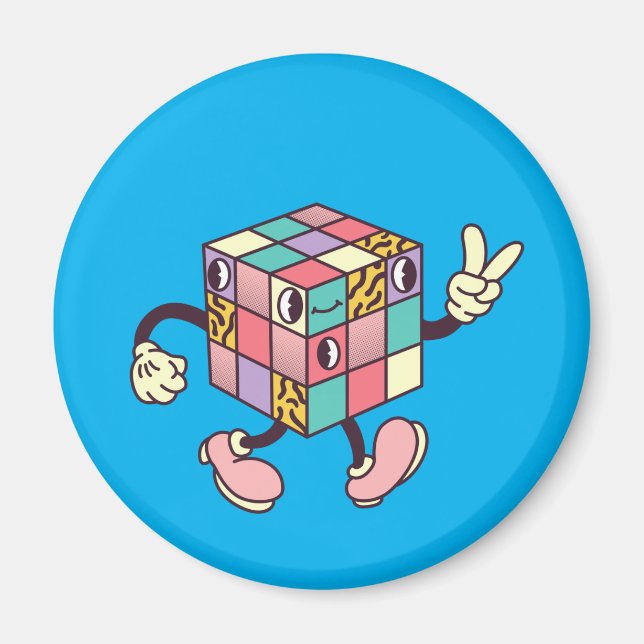 Íman Ímanes de refrigeração de círculo personalizados (Frente)