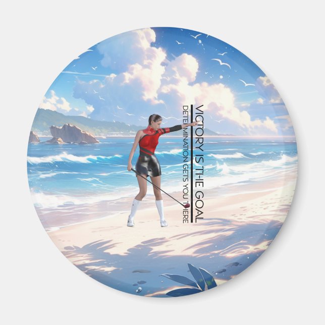 Íman Ímanes de slogan de vitória de golfe (Frente)