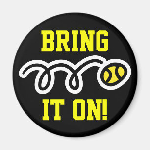 Íman Ímanes tênis com texto personalizado.