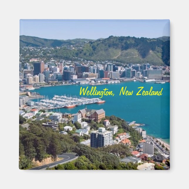 Íman Ímanes Wellington Nova Zelândia (Frente)