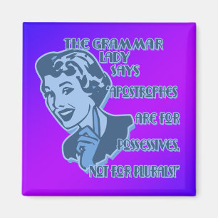 Íman Ímãs azuis das apóstrofes