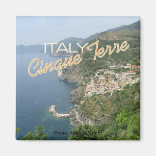 Íman Ímãs da cena do Seascape de Cinque Terre Italia