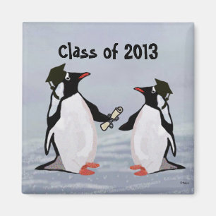 Íman Ímãs da graduação do pinguim